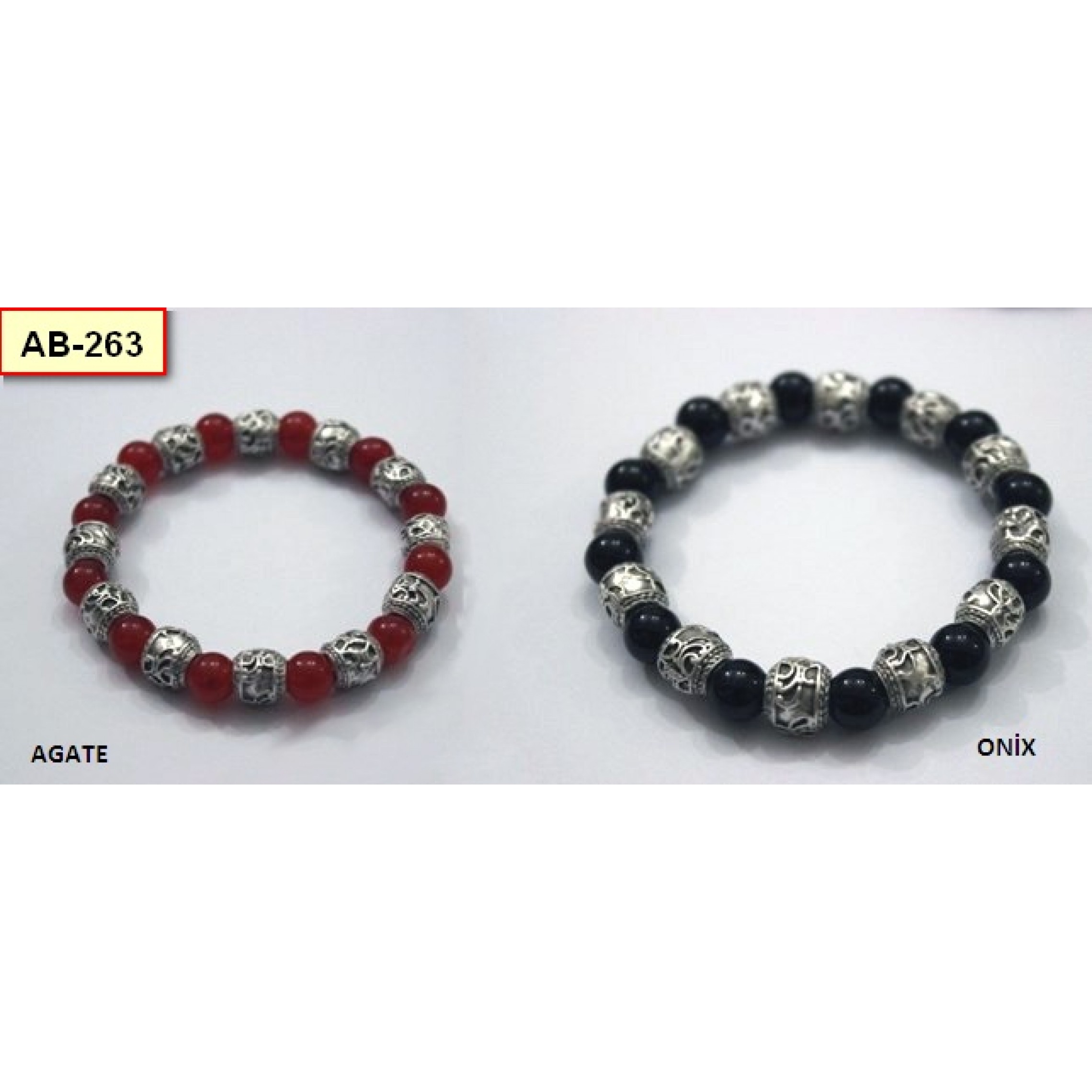AB-263 - Silver Plated Zamac/Pewter Bracelet