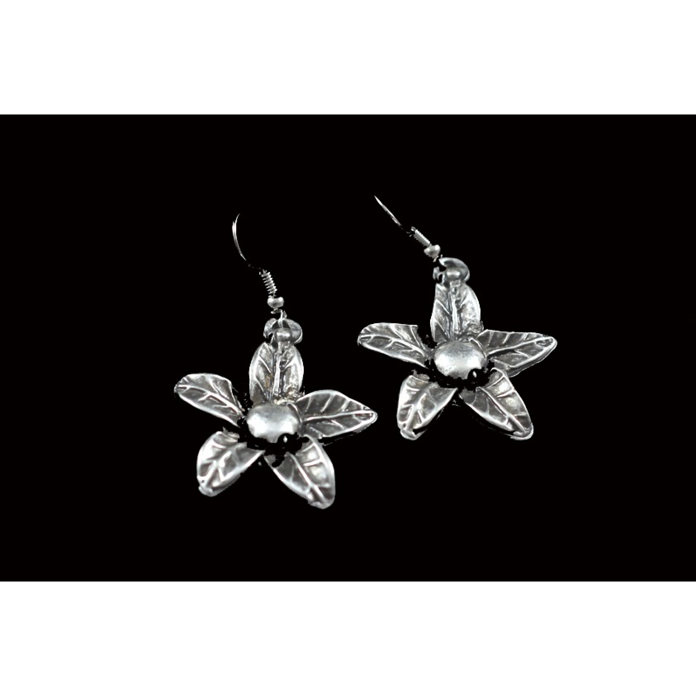 AE-021 - Silver Plated Zamac/Pewter Earrings