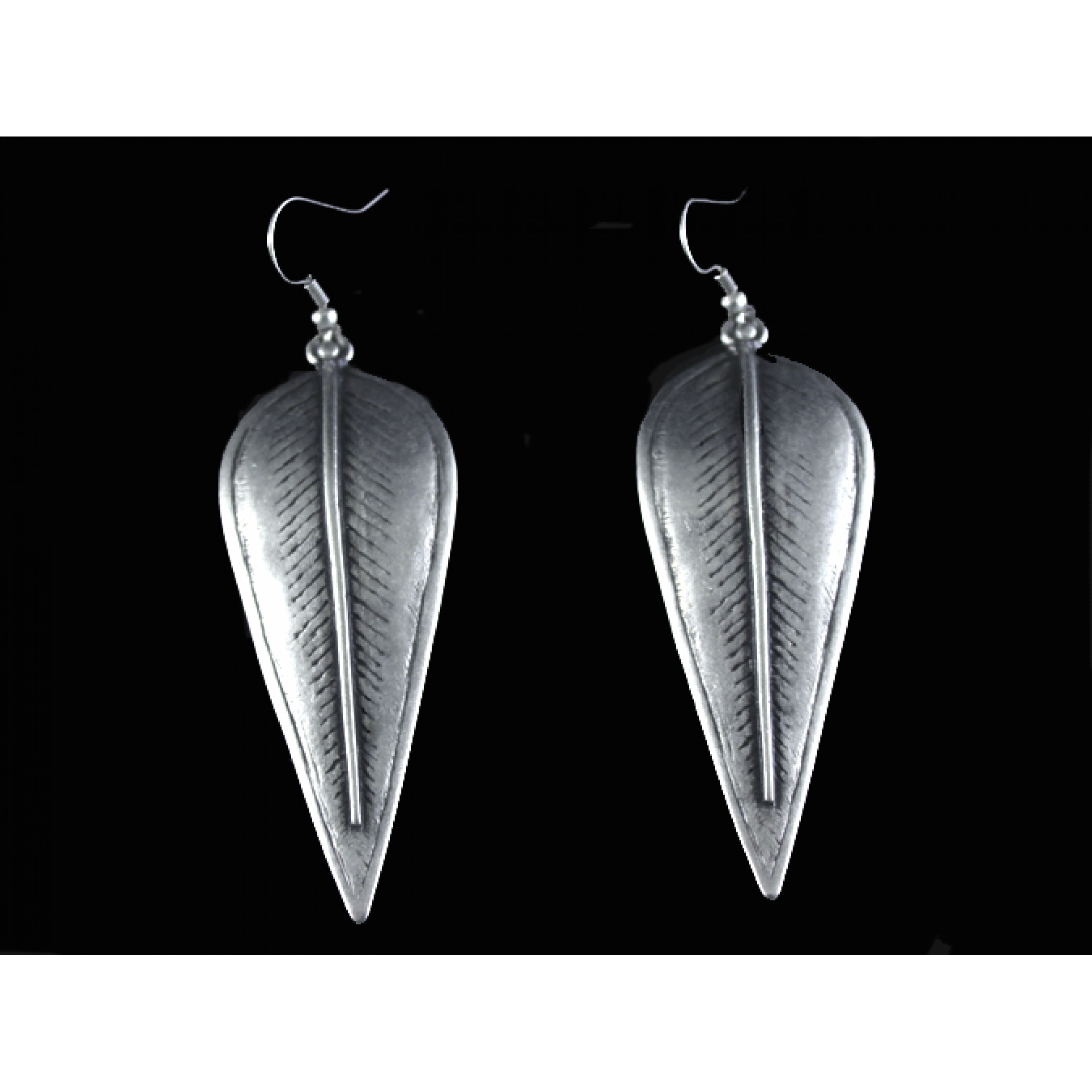 AE-230 - Silver Plated Zamac/Pewter Earrings