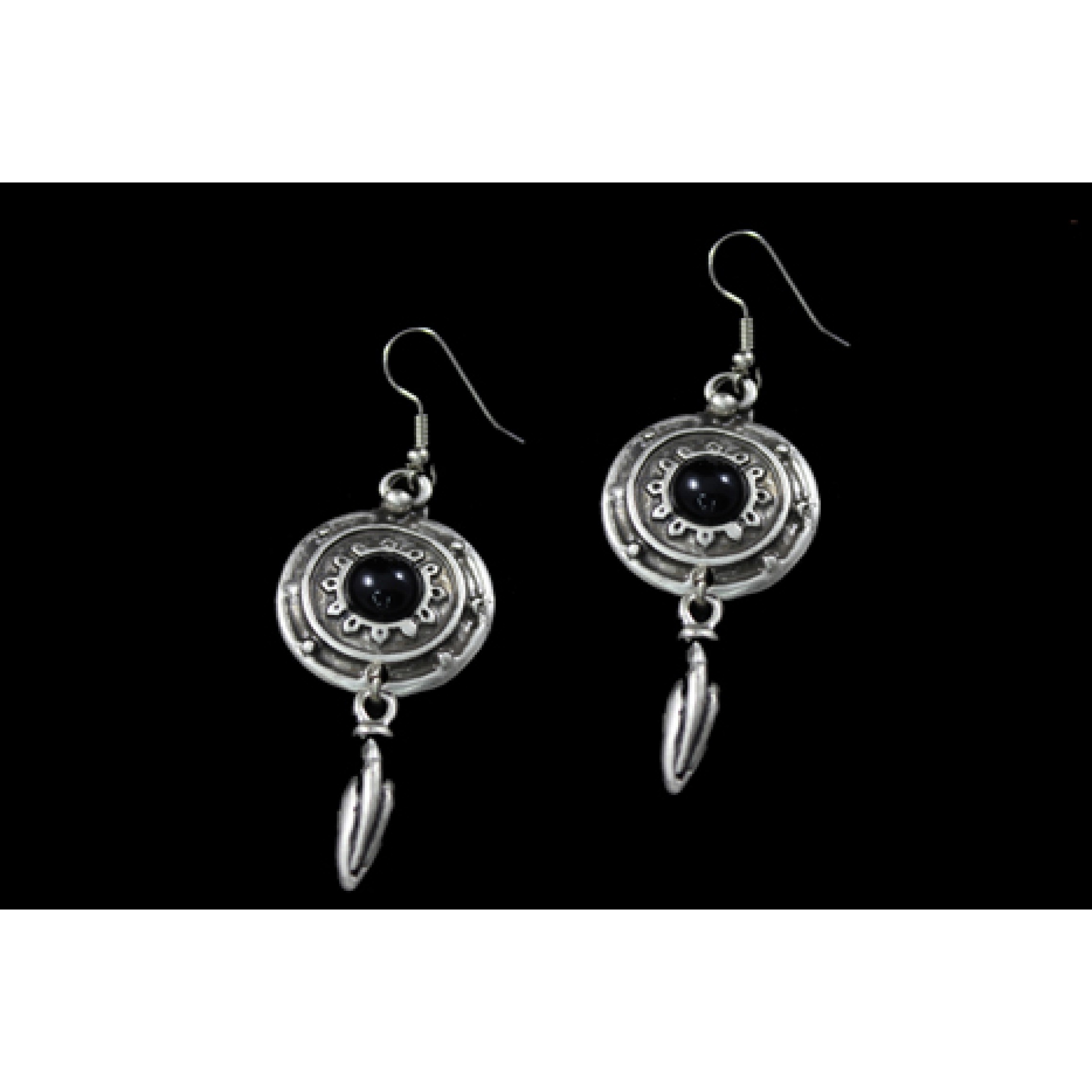 AE-292 - Silver Plated Zamac/Pewter Earrings