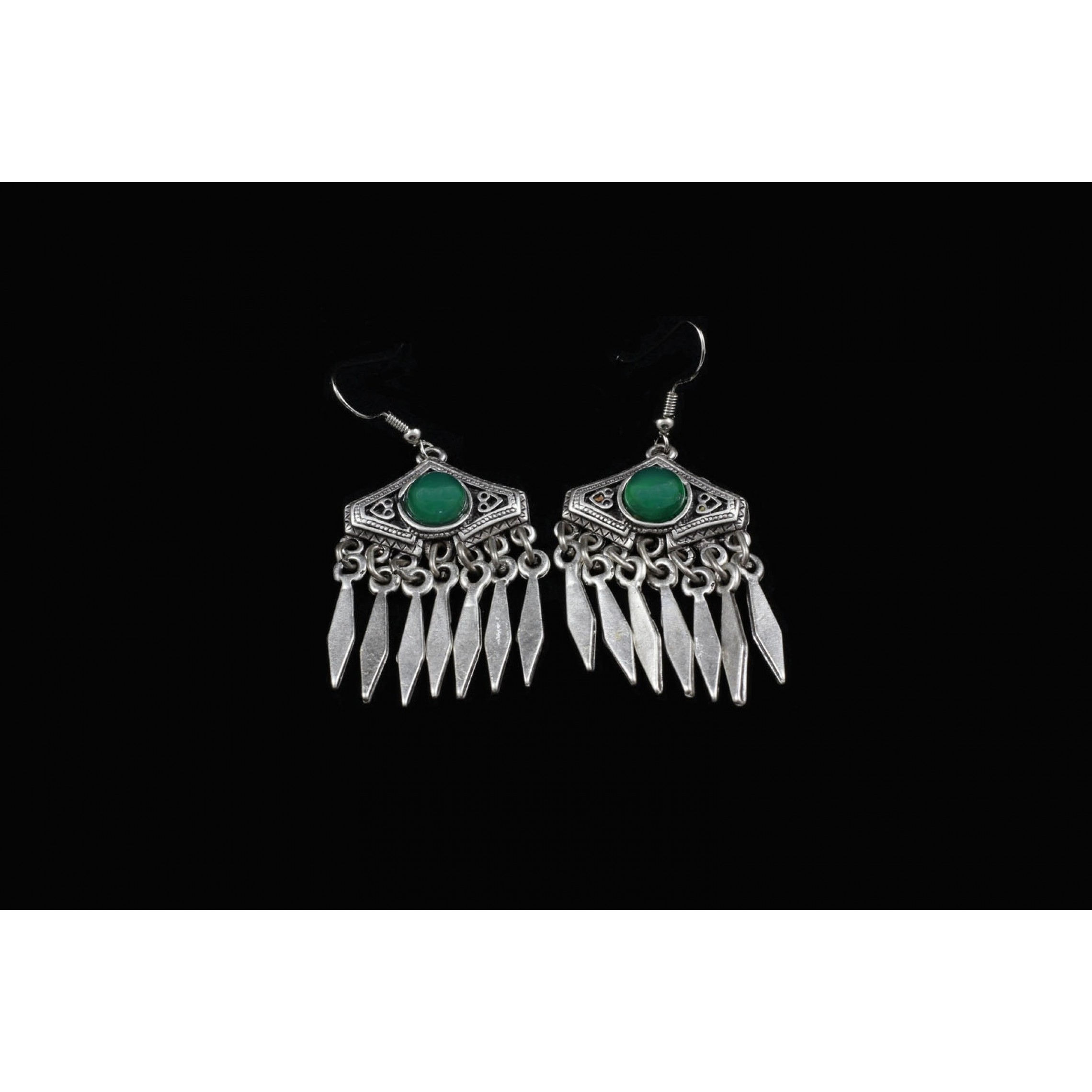 AE-302 - Silver Plated Zamac/Pewter Earrings