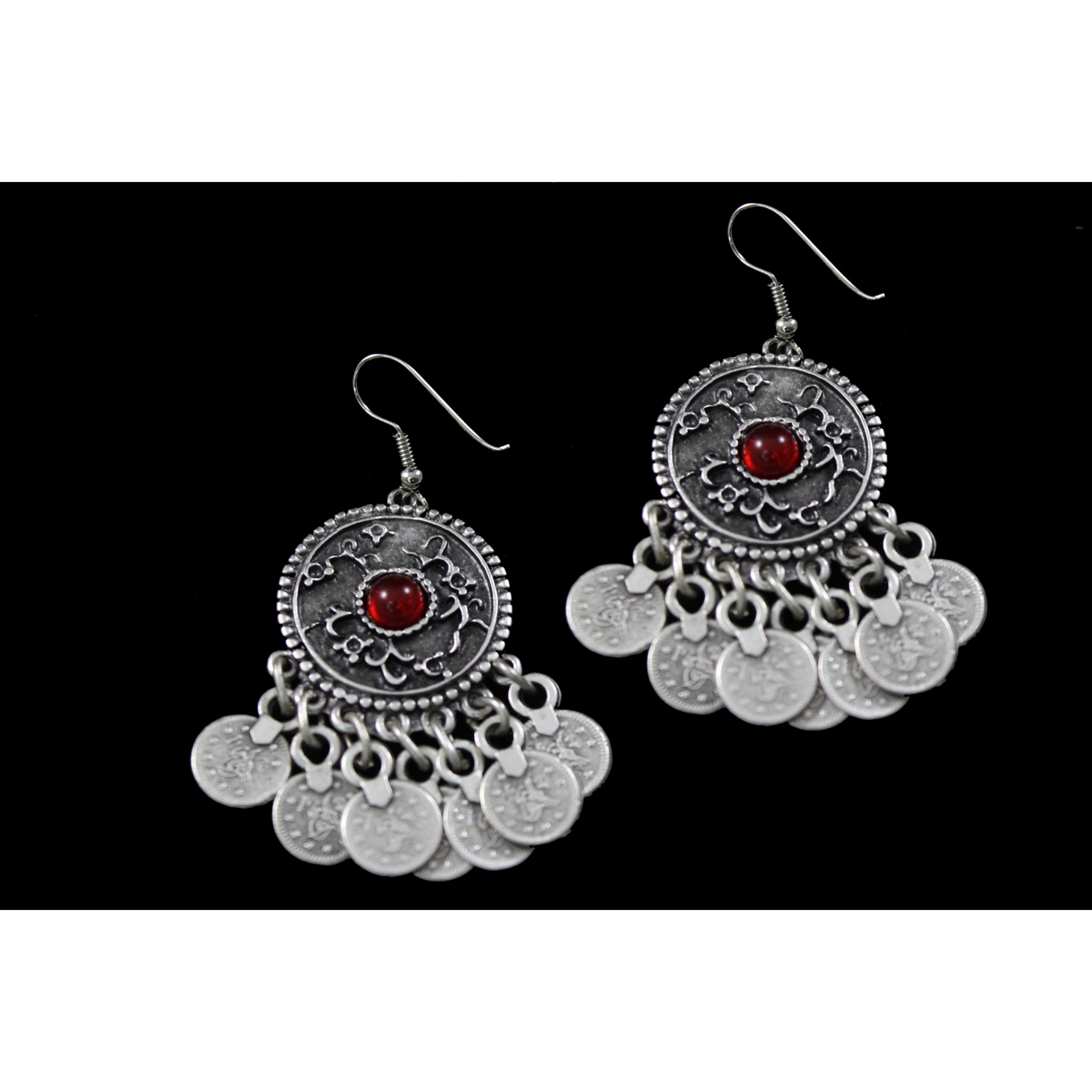 AE-304 - Silver Plated Zamac/Pewter Earrings