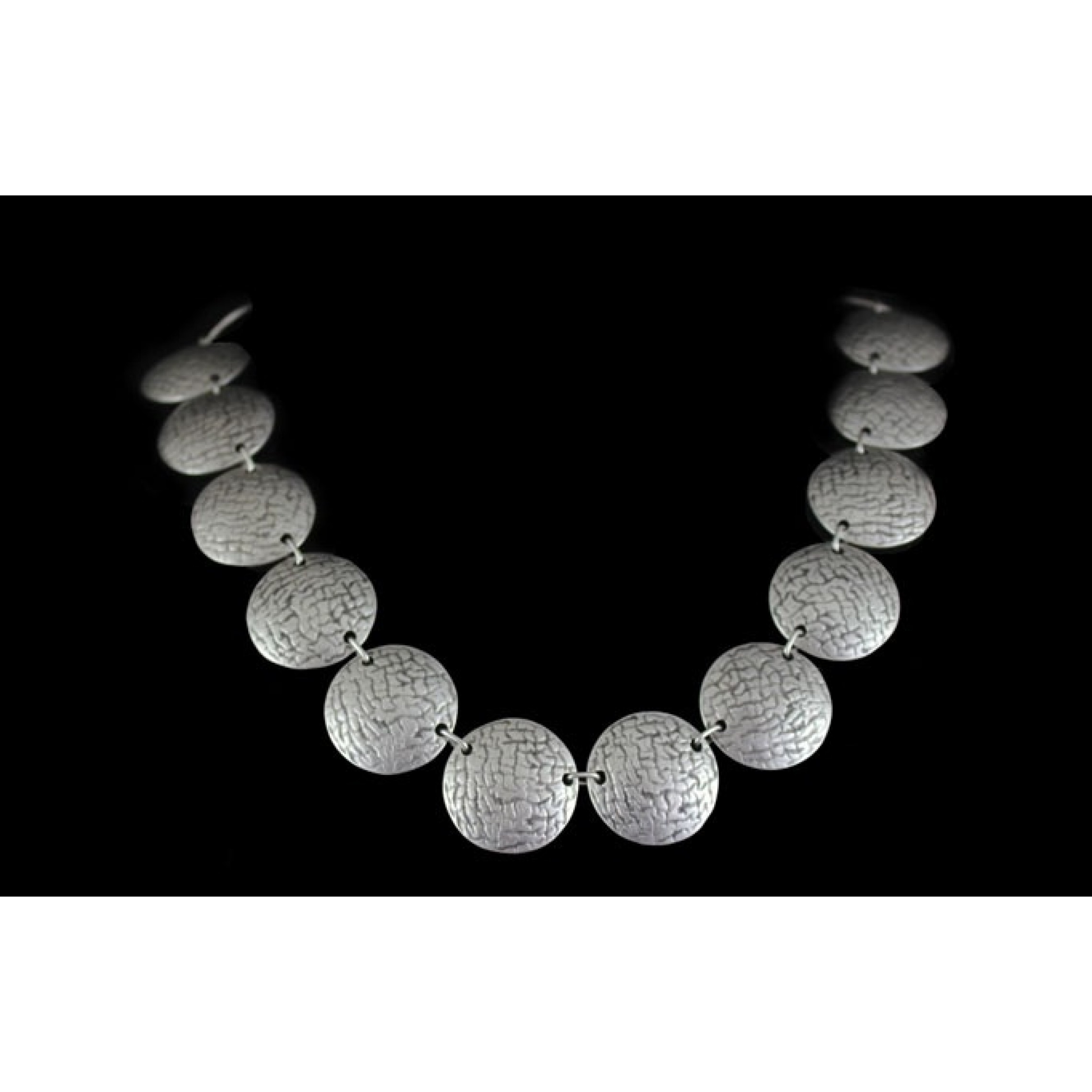 AN-146 - Silver Plated Zamac/Pewter Necklace