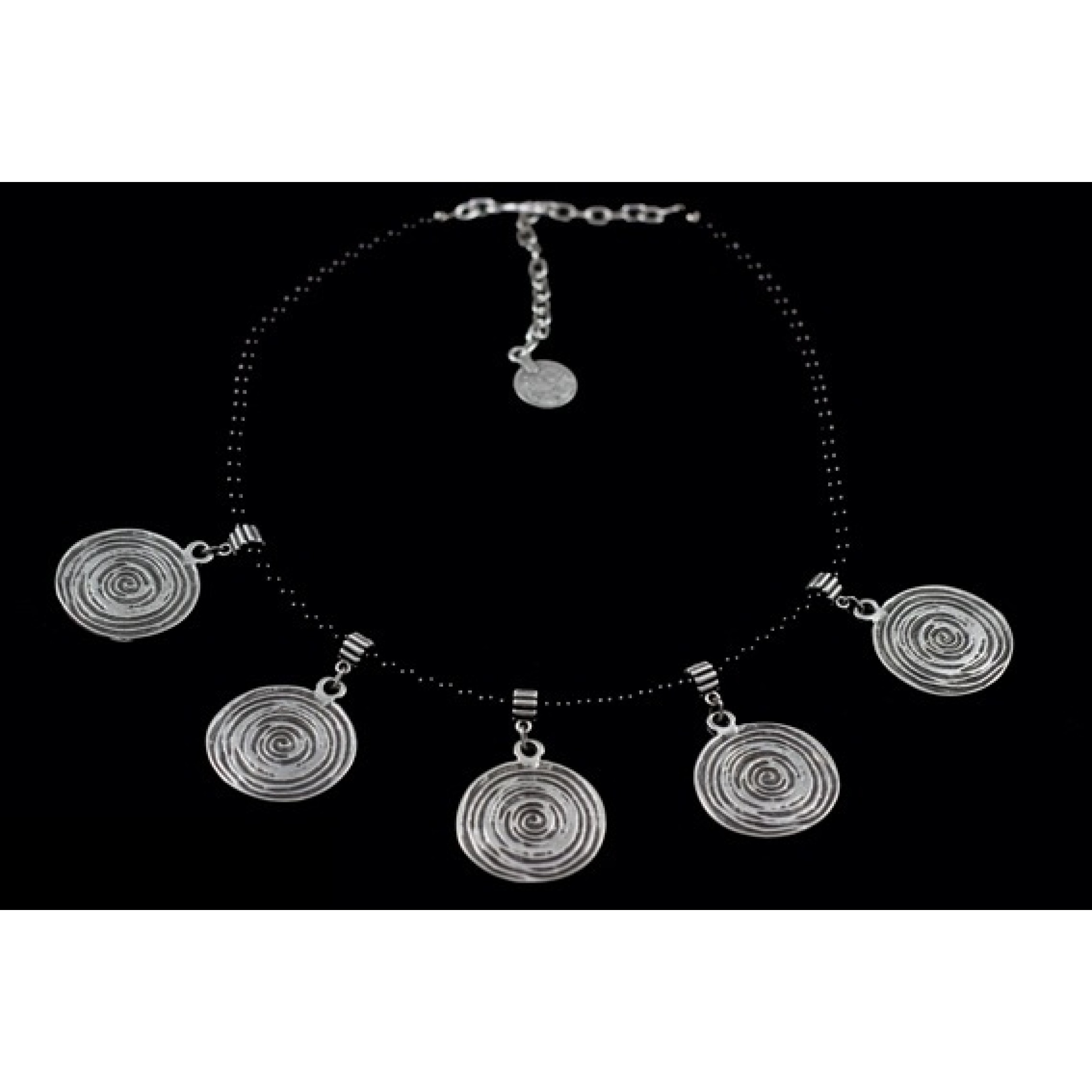 AN-224 - Silver Plated Zamac/Pewter Necklace