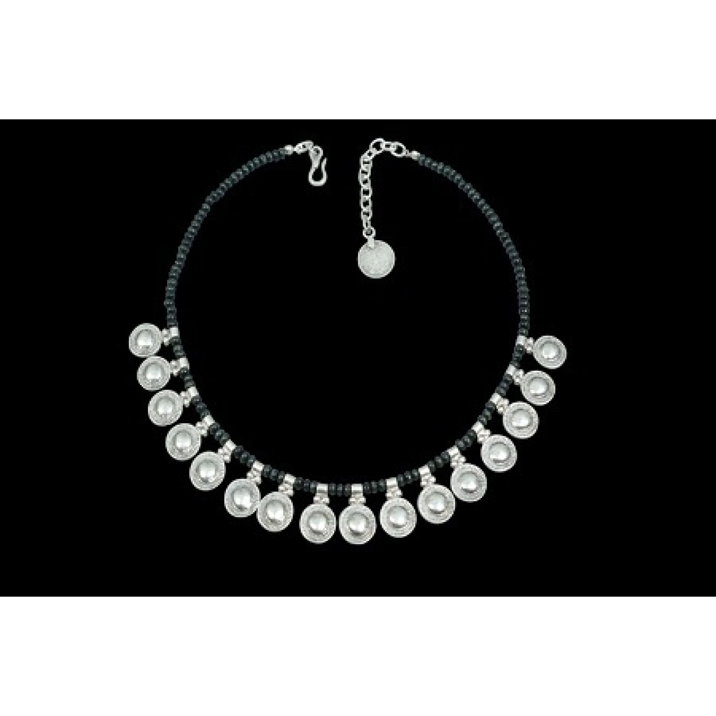 AN-229 - Silver Plated Zamac/Pewter Necklace