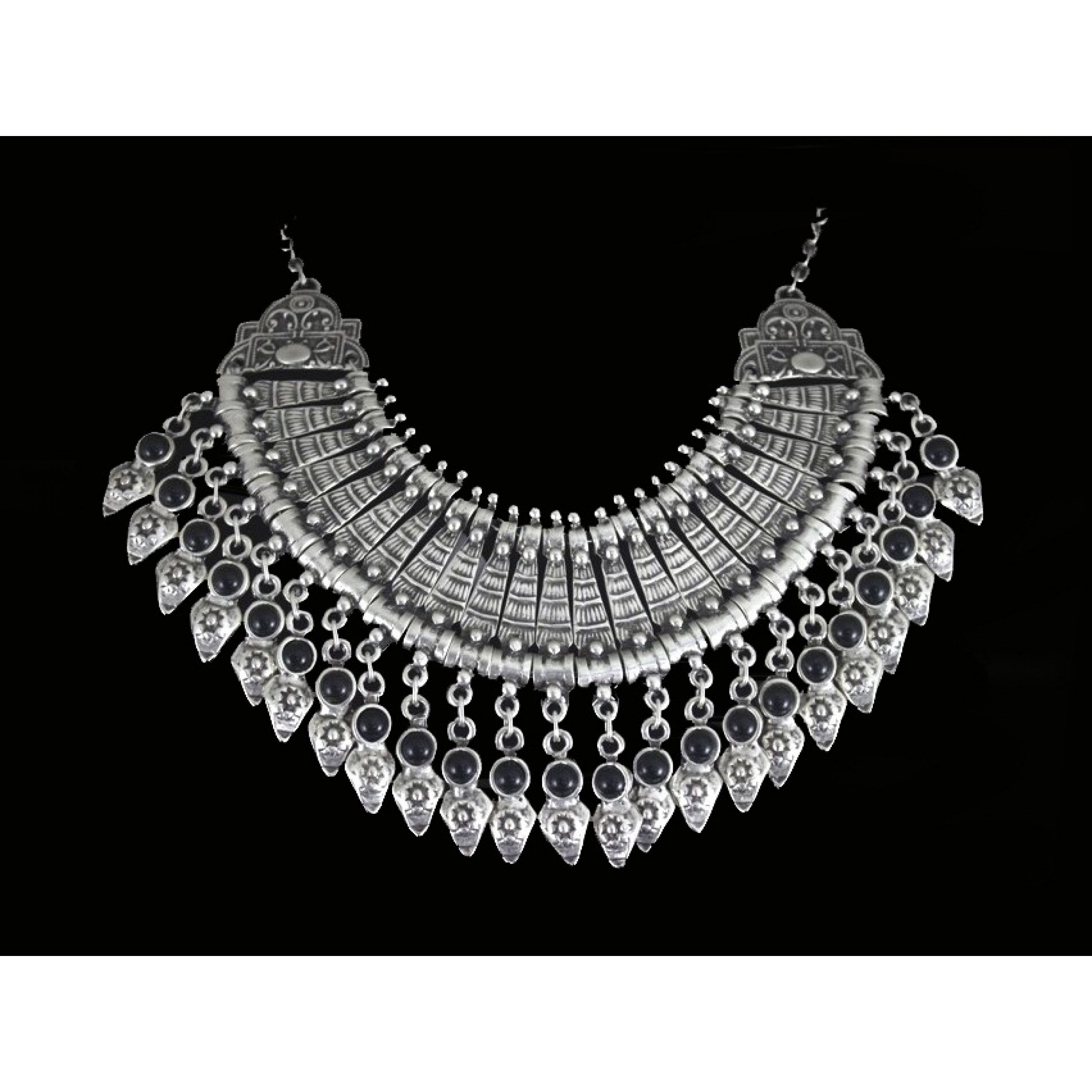 AN-265 - Silver Plated Zamac/Pewter Necklace