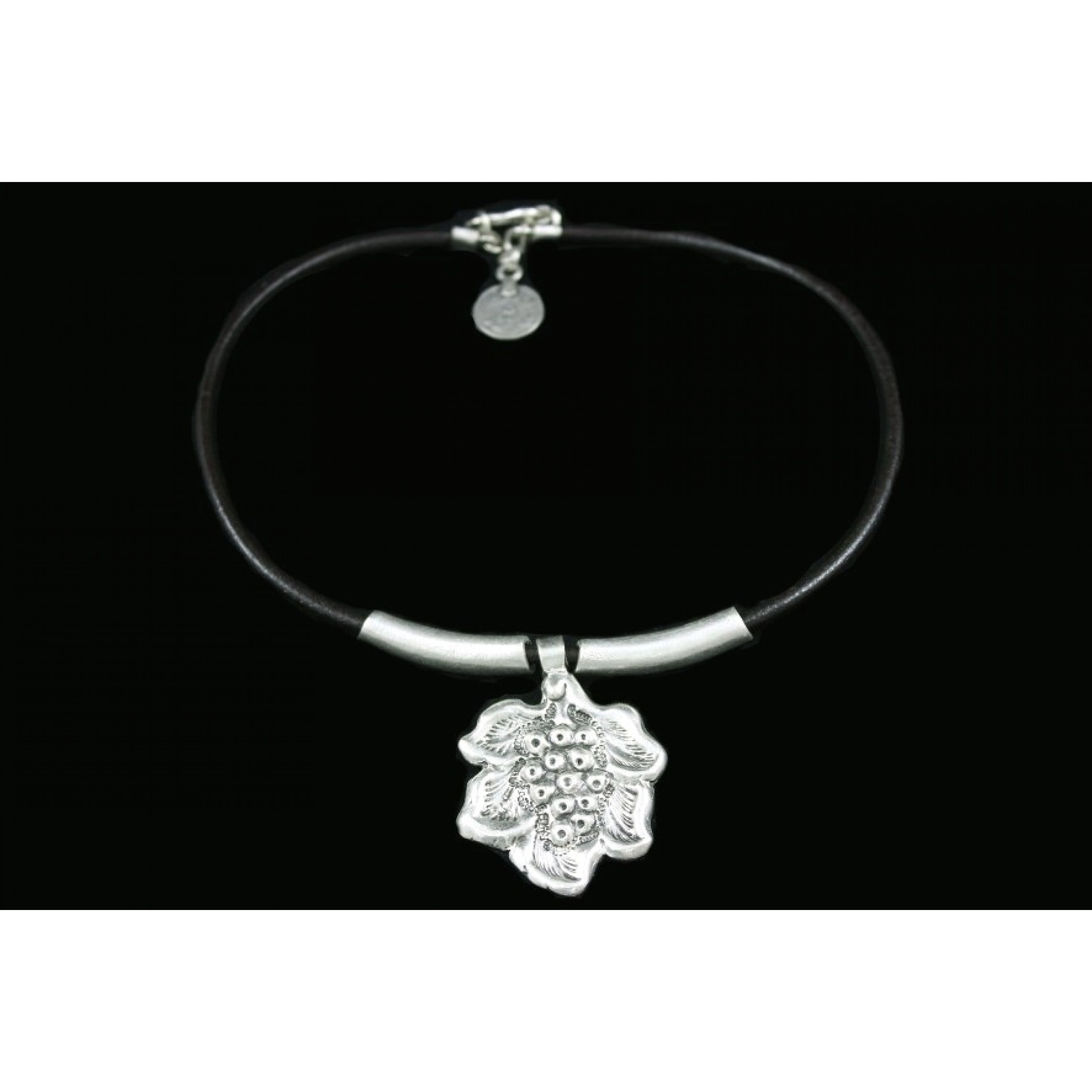 AN-314 - Silver Plated Zamac/Pewter Necklace