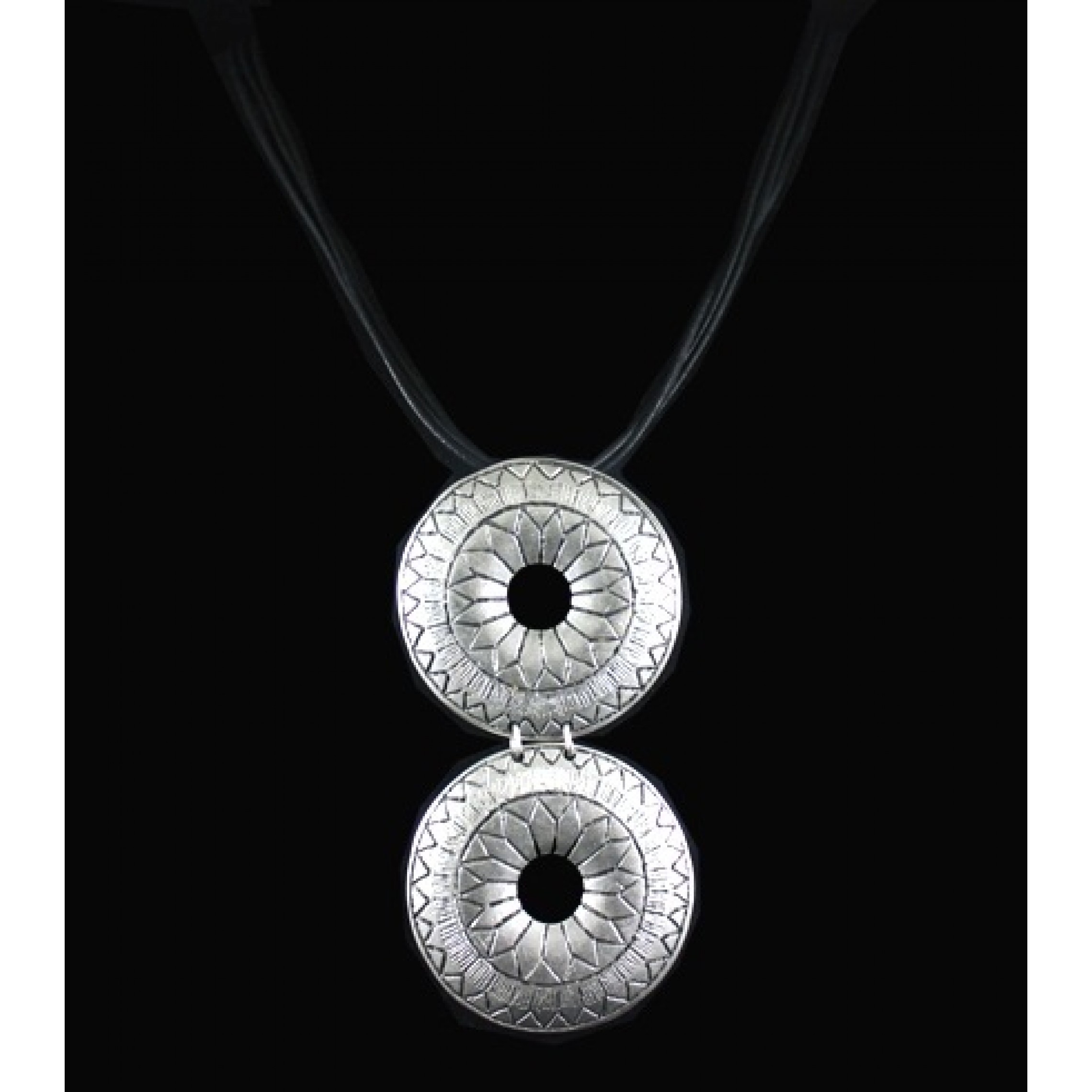 AN-321 - Silver Plated Zamac/Pewter Necklace