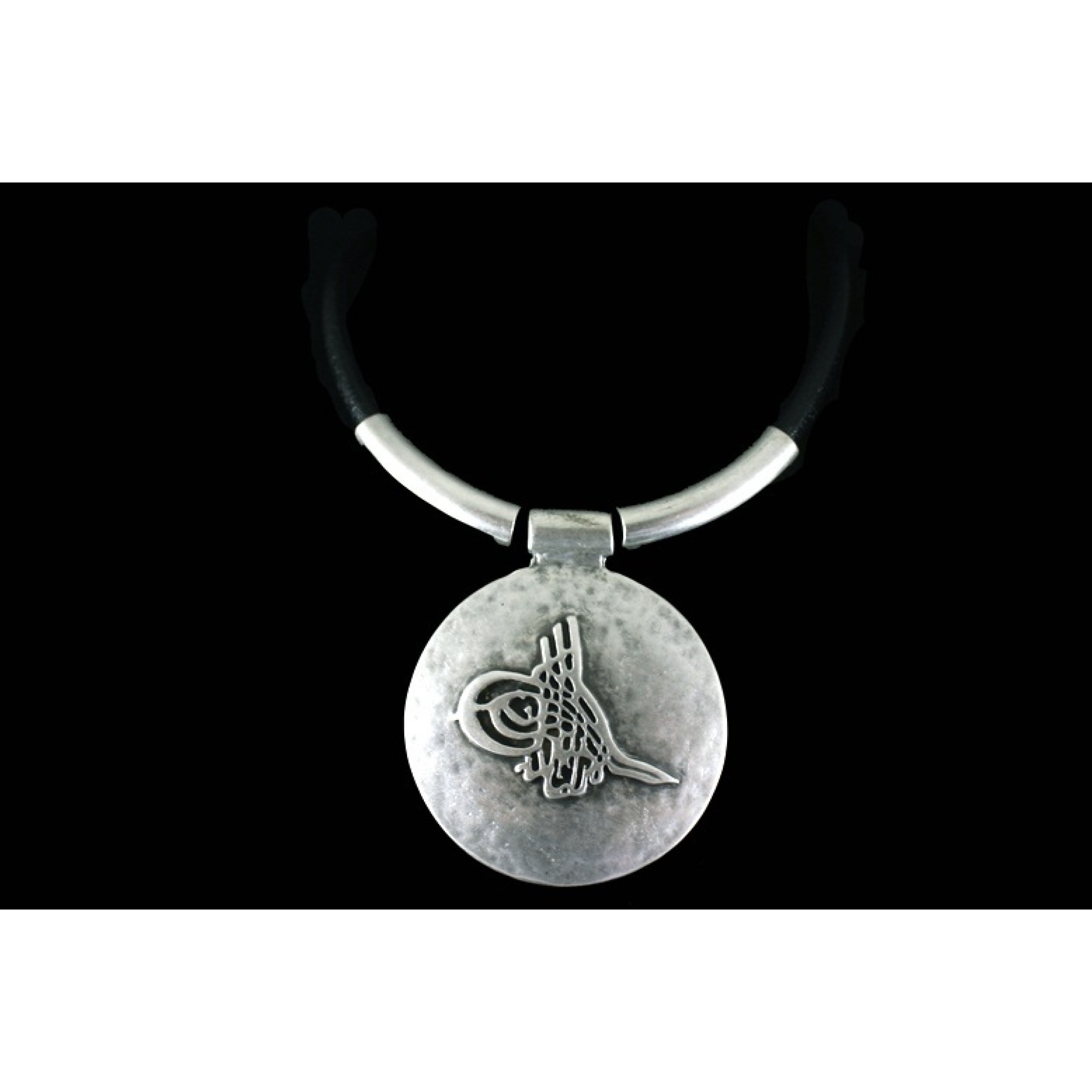 AN-322 - Silver Plated Zamac/Pewter Necklace