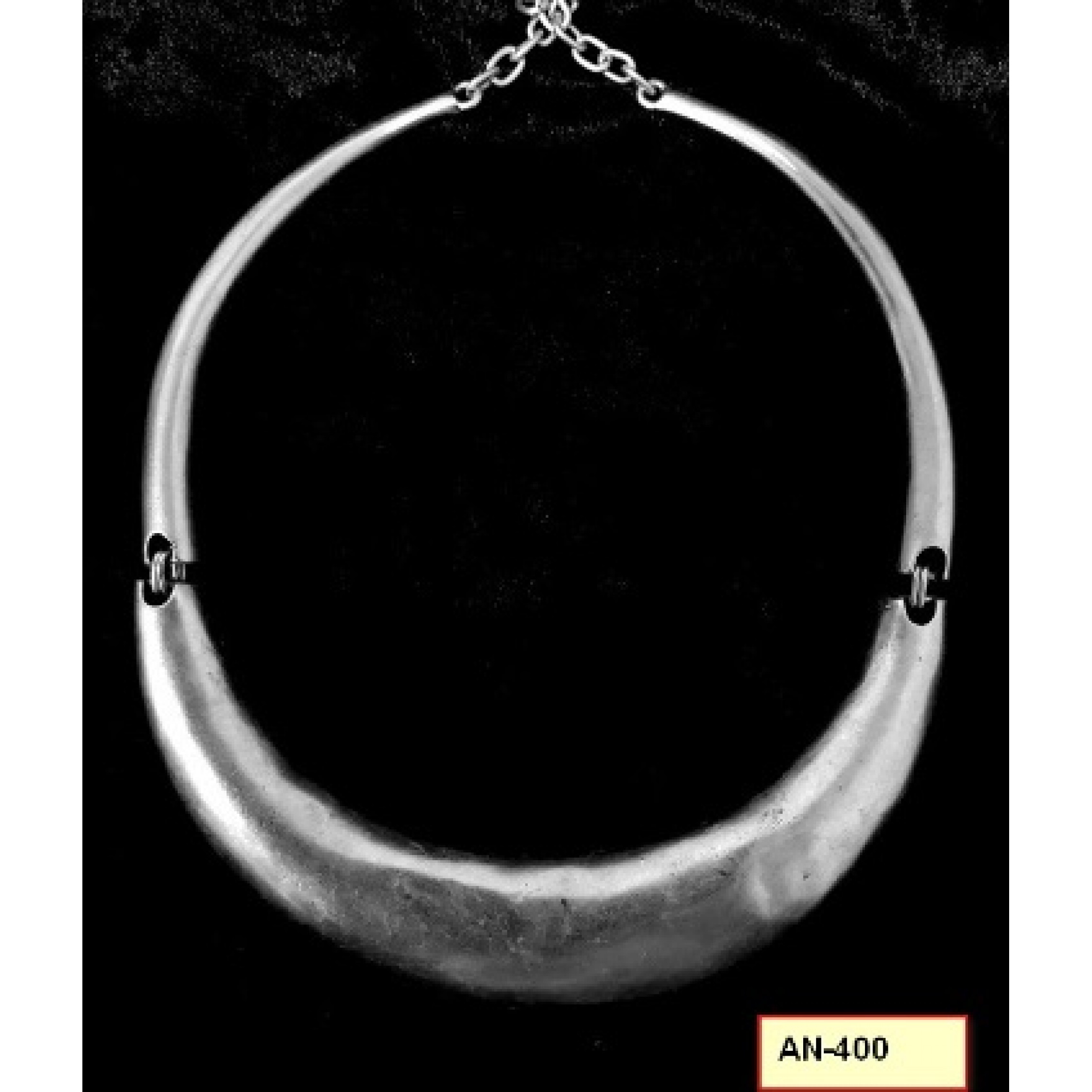 AN-400 - Silver Plated Zamac/Pewter Necklace