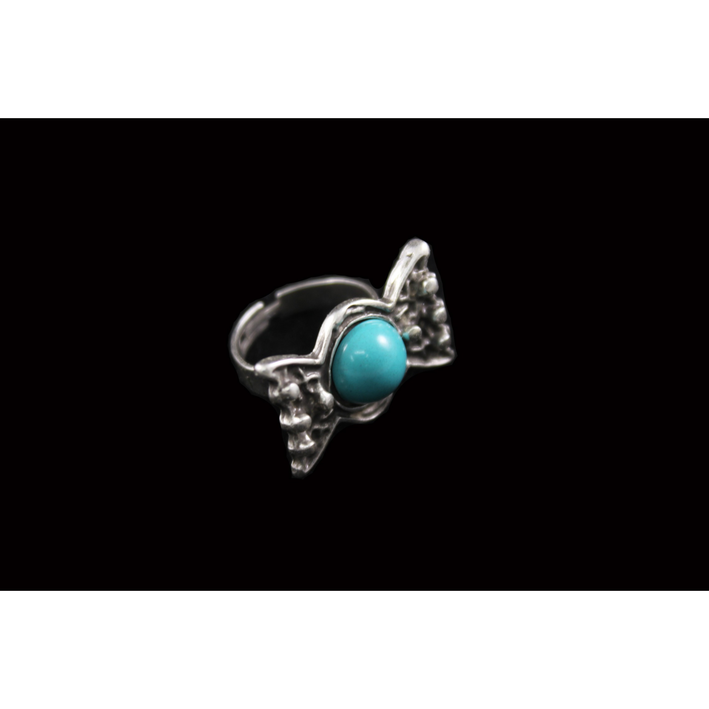 AR-041 - Silver Plated Zamac/Pewter Ring