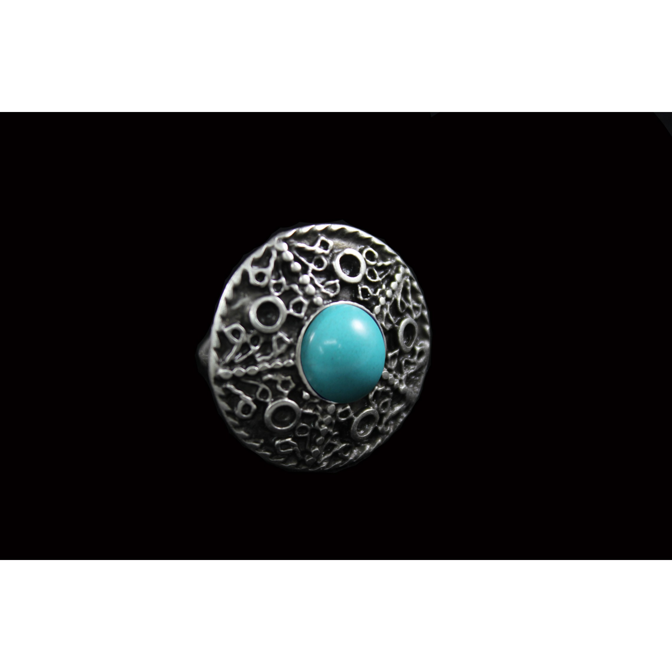 AR-046 - Silver Plated Zamac/Pewter Ring