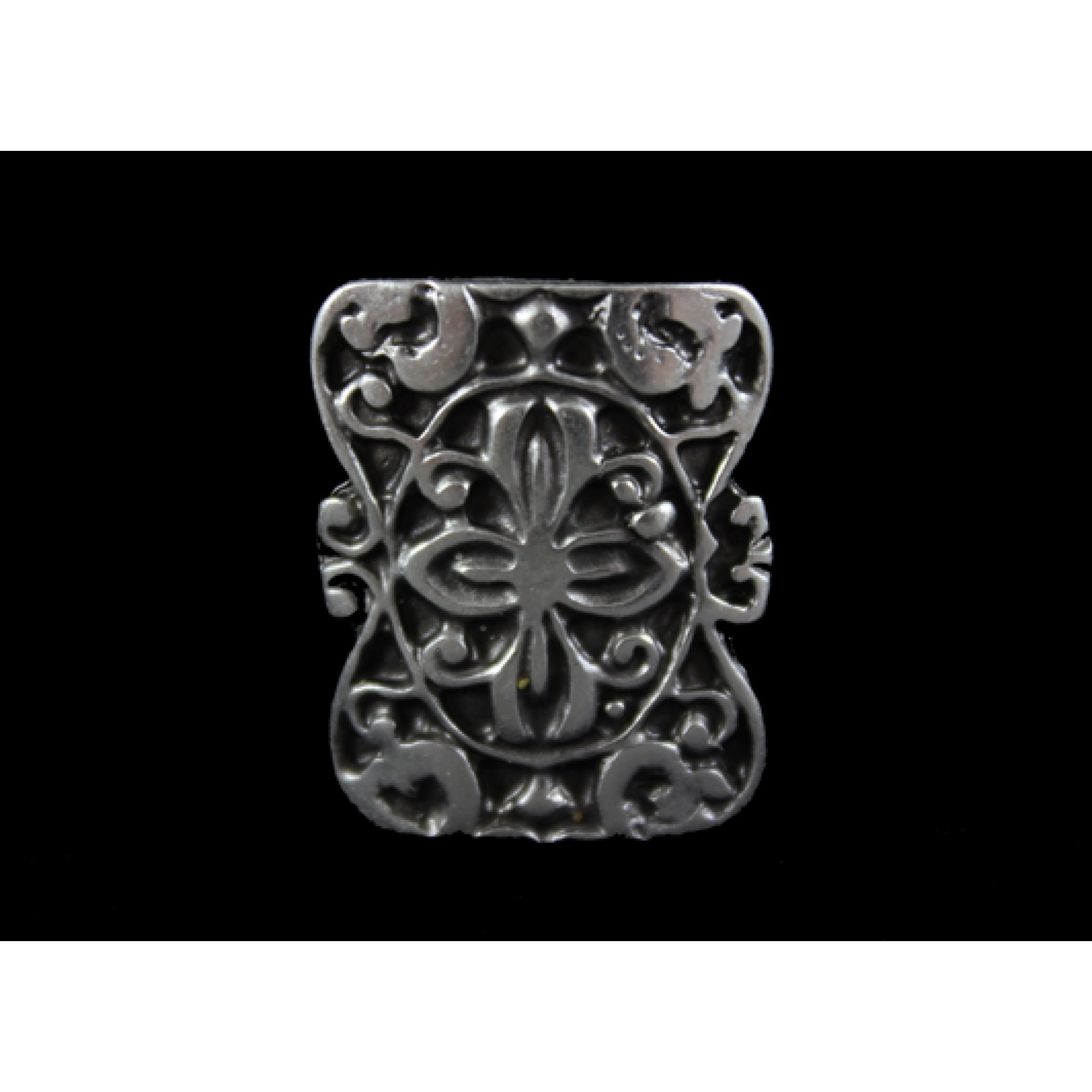 AR-076 - Silver Plated Zamac/Pewter Ring