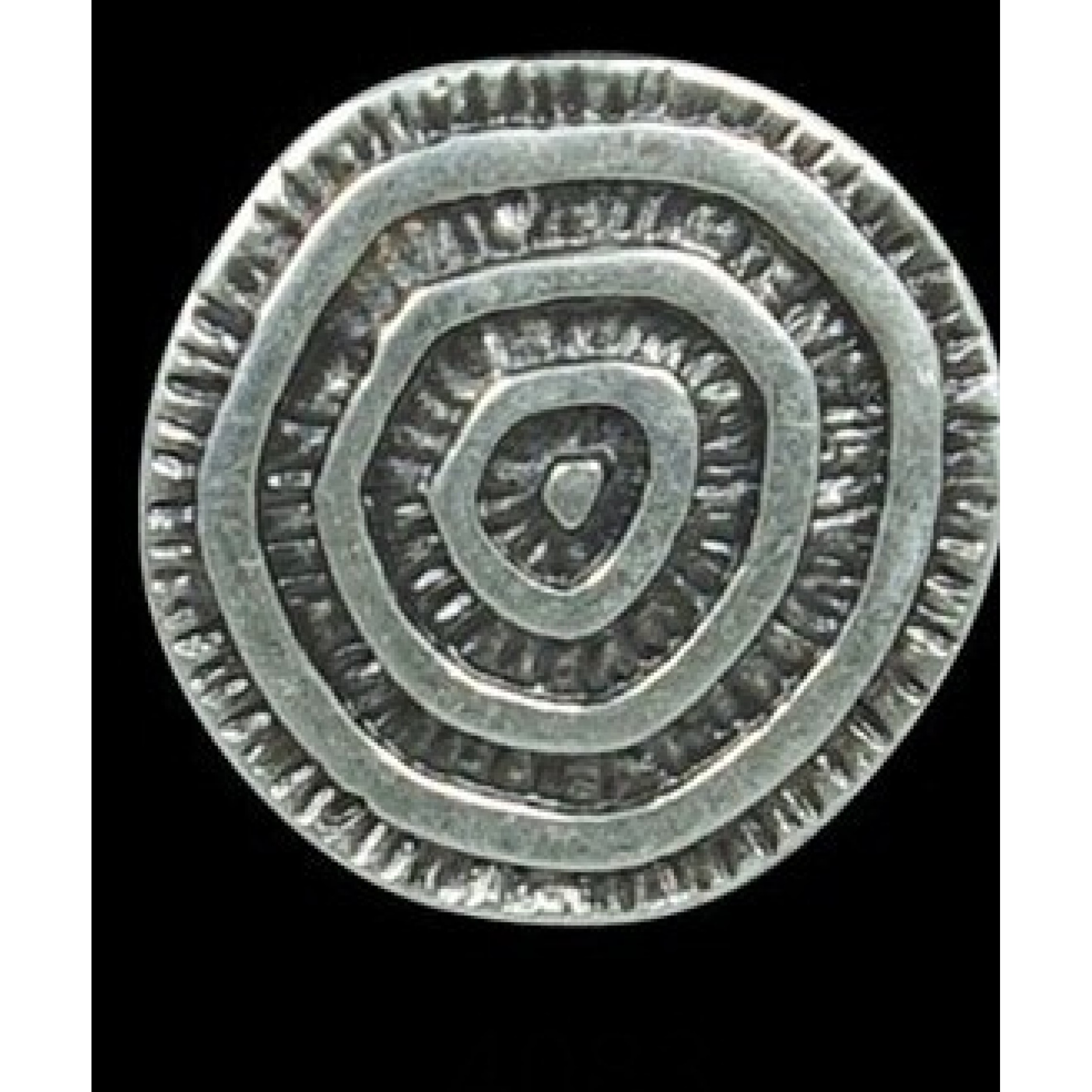 AR-083 - Silver Plated Zamac/Pewter Ring