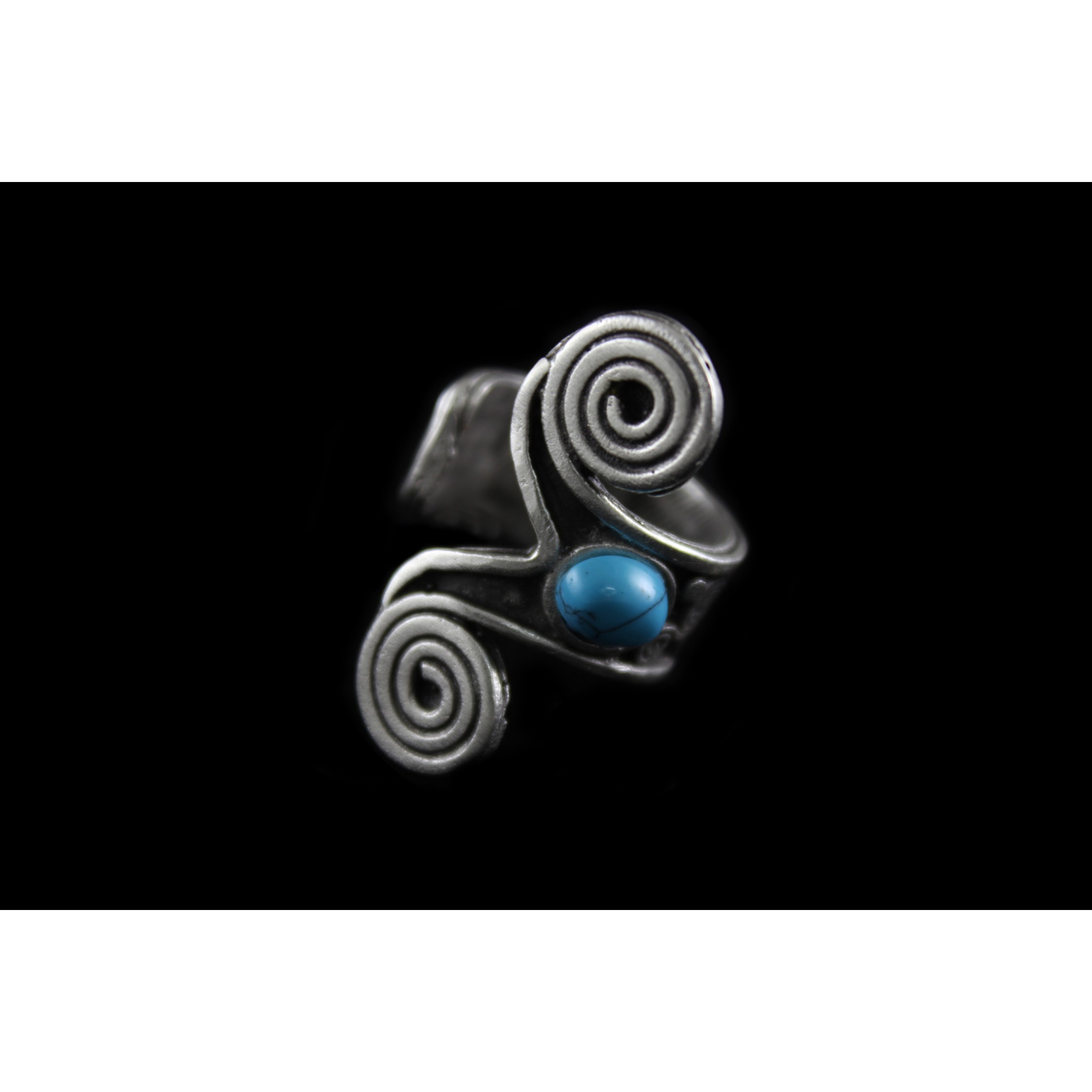 AR-093 - Silver Plated Zamac/Pewter Ring