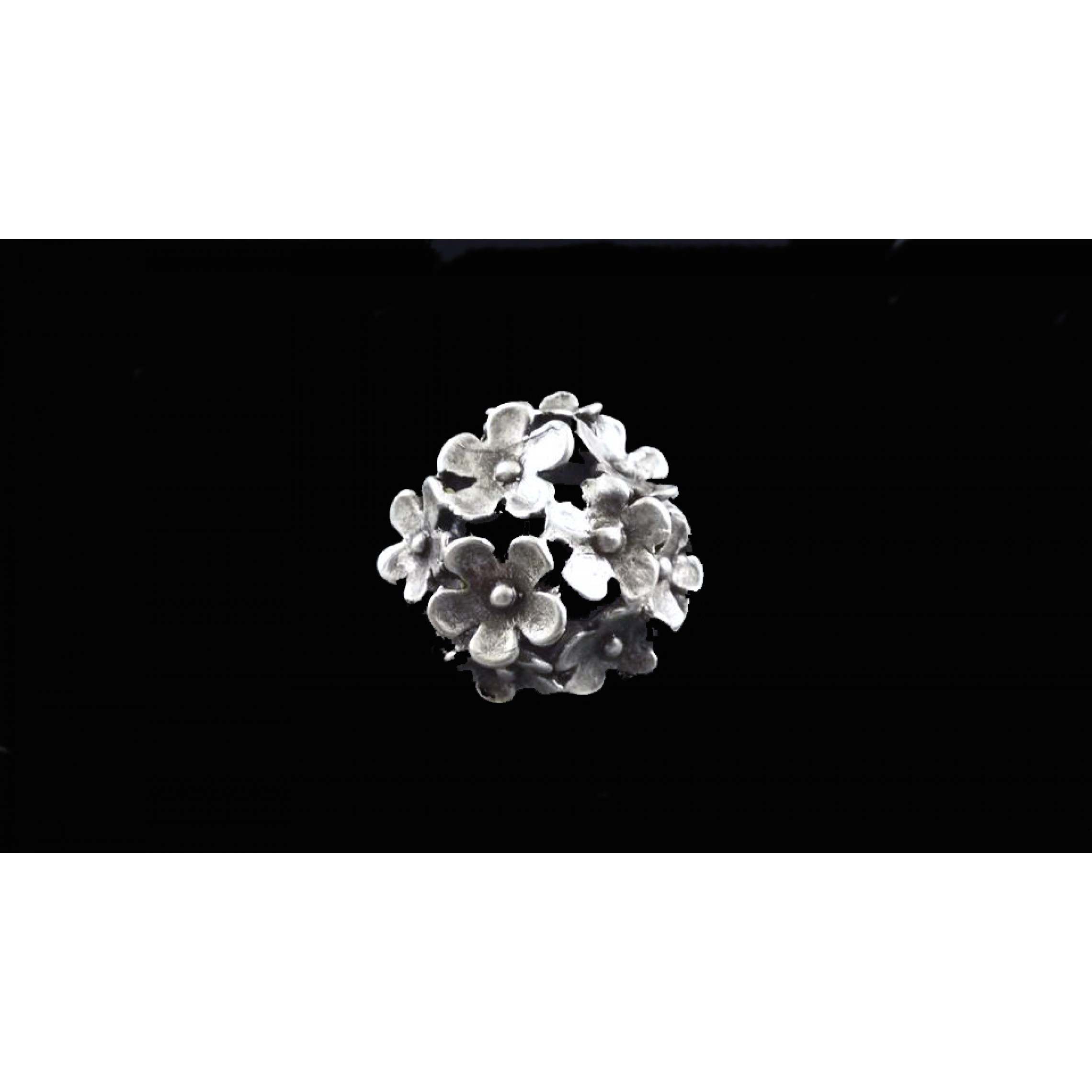 AR-110 - Silver Plated Zamac/Pewter Ring