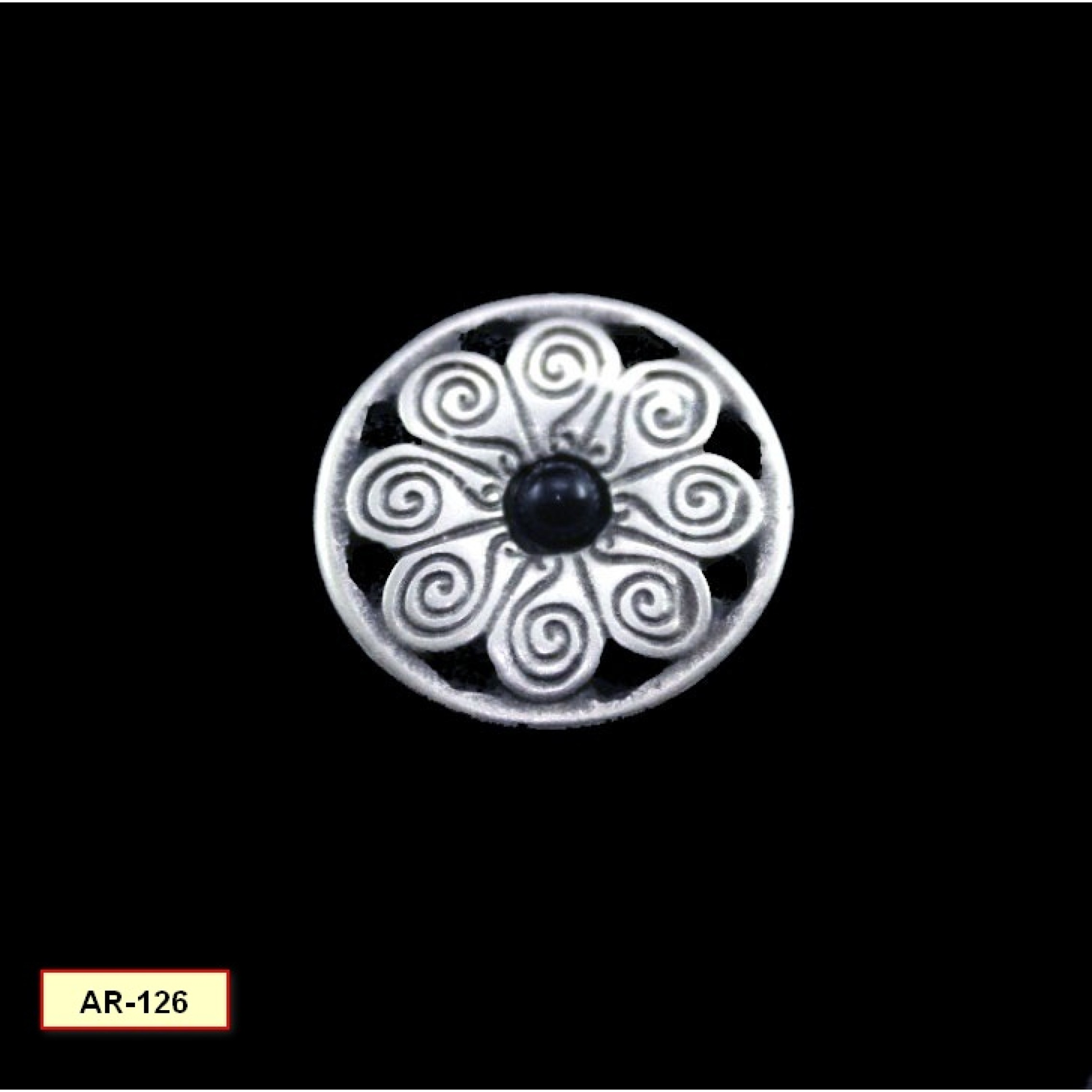 AR-126 - Silver Plated Zamac/Pewter Ring