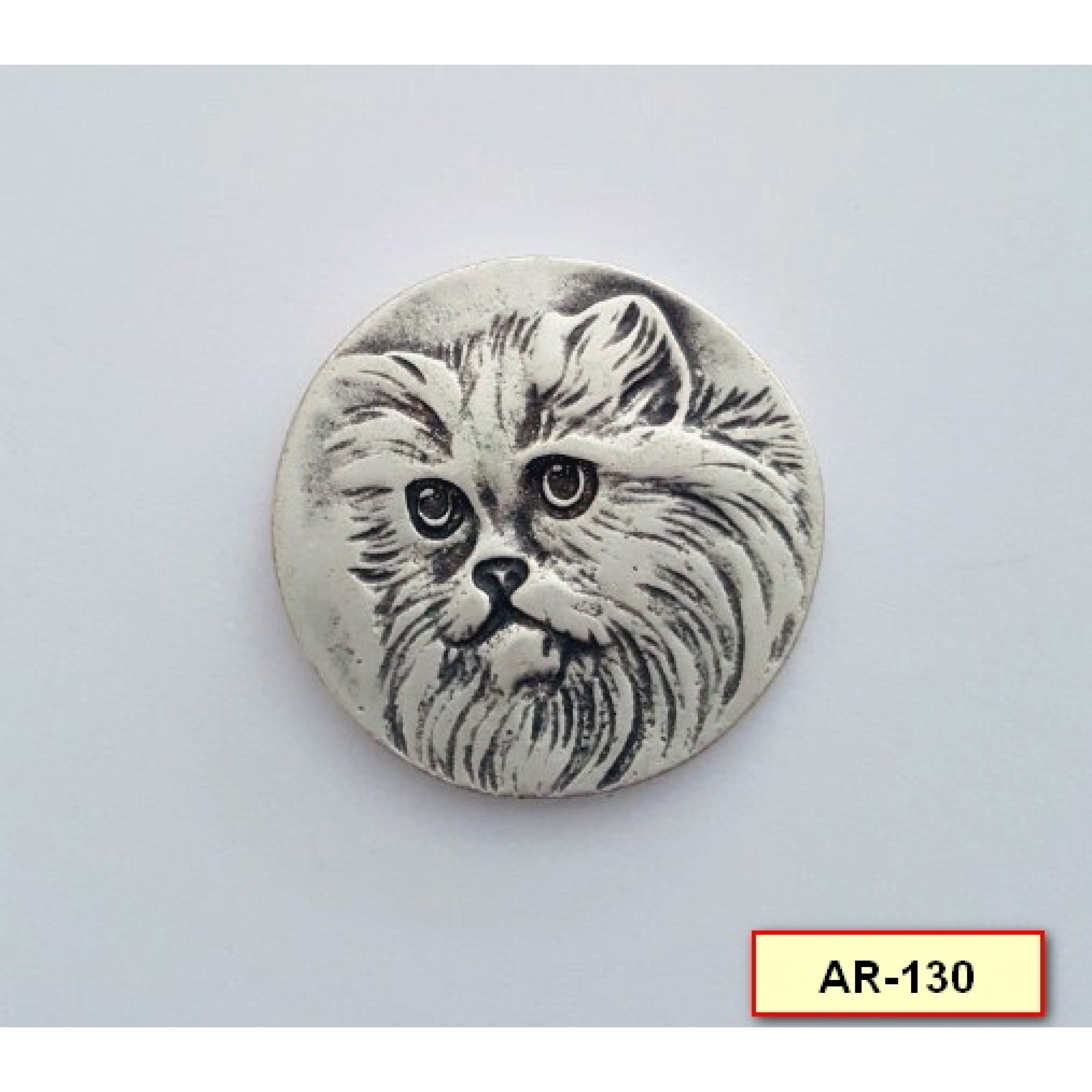 AR-130 - Silver Plated Zamac/Pewter Ring