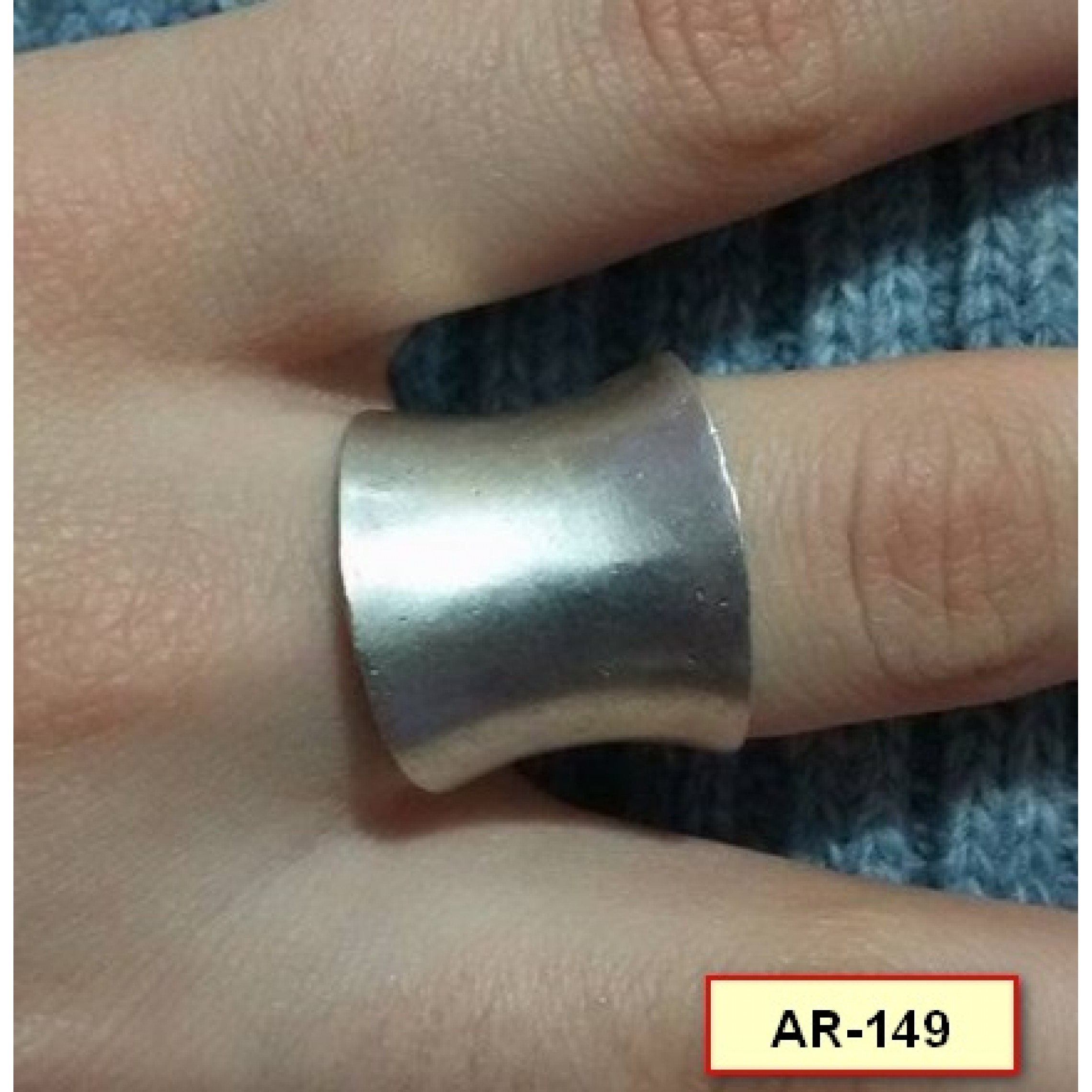 AR-149 - Silver Plated Zamac/Pewter Ring