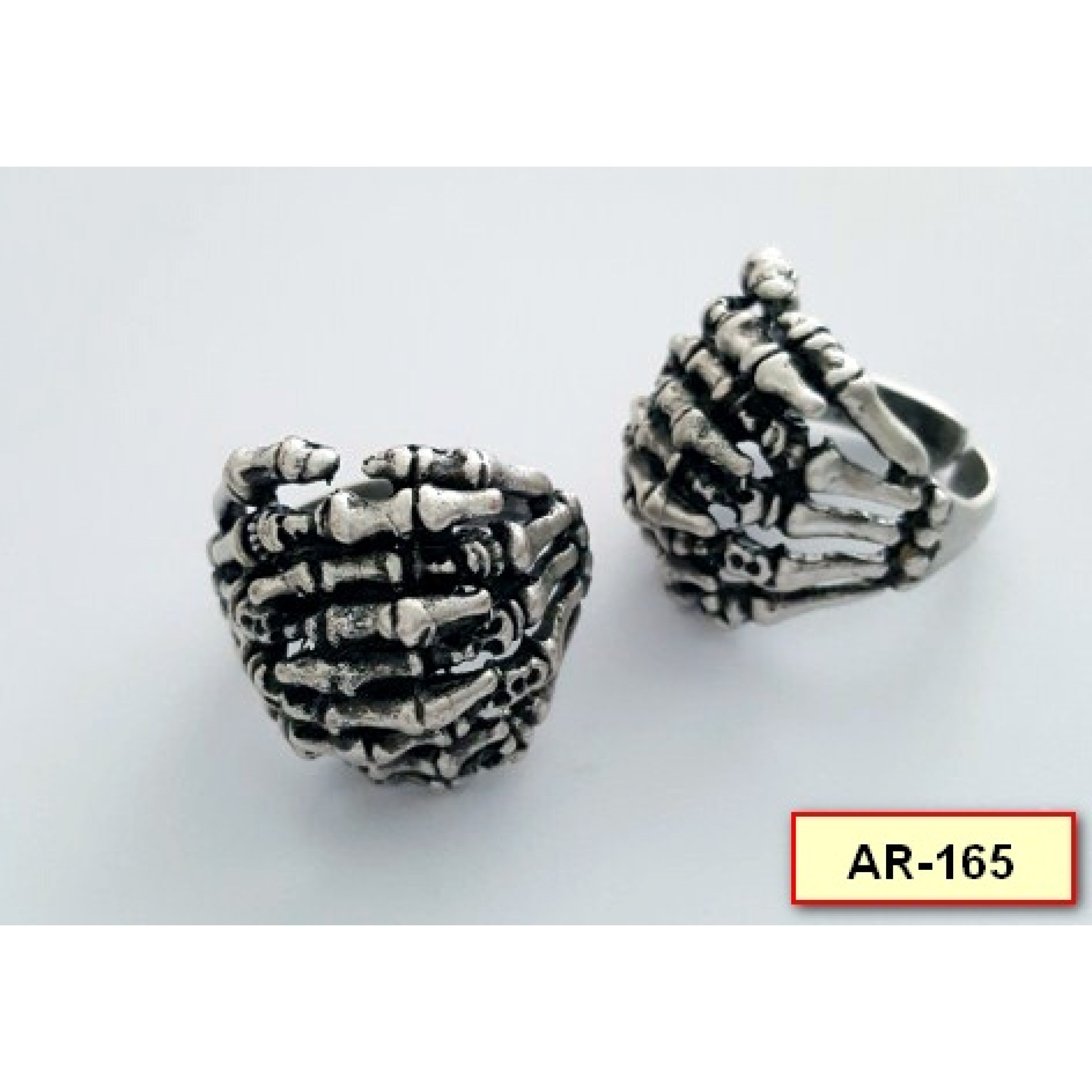 AR-165 - Silver Plated Zamac/Pewter Ring