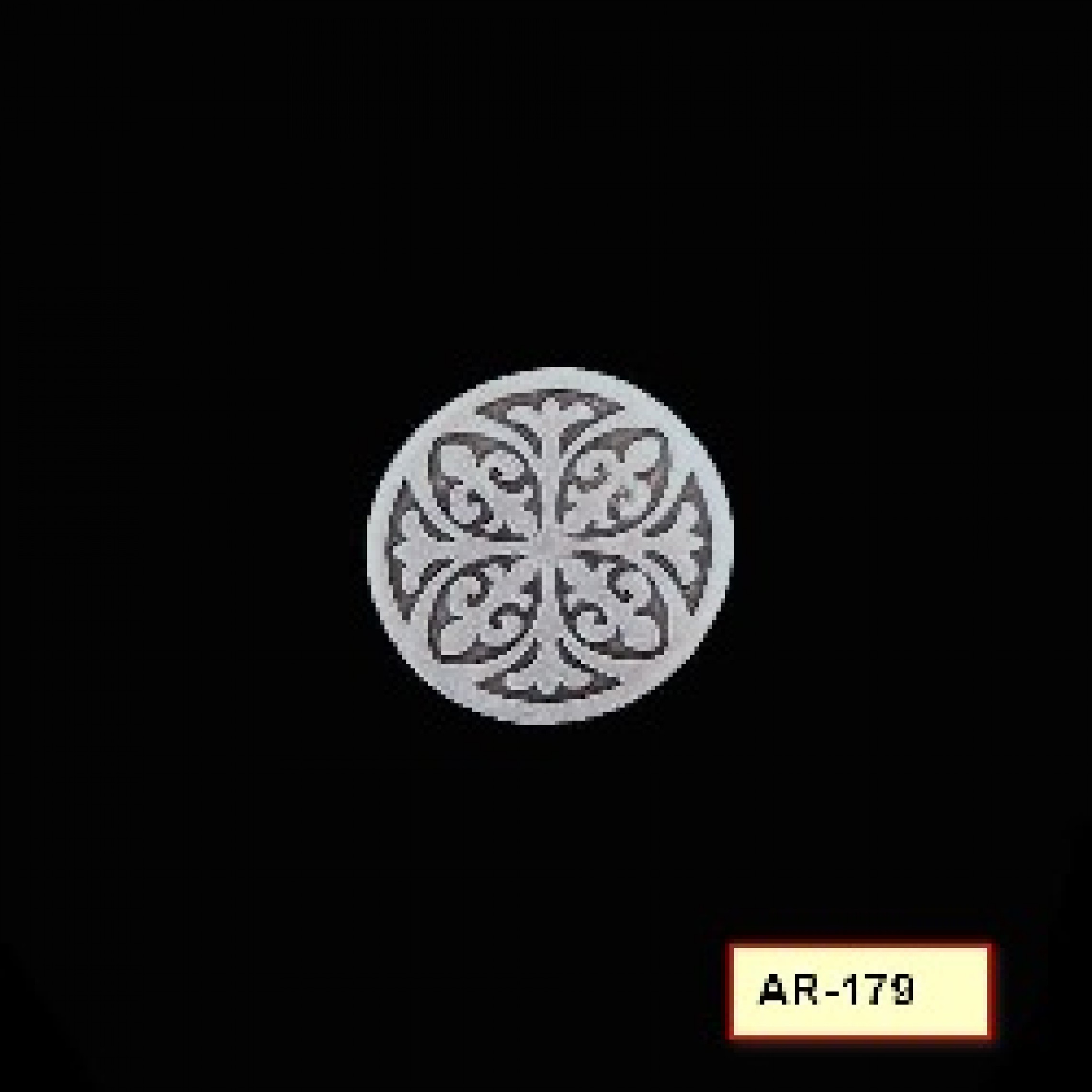 AR-179 - Silver Plated Zamac/Pewter Ring