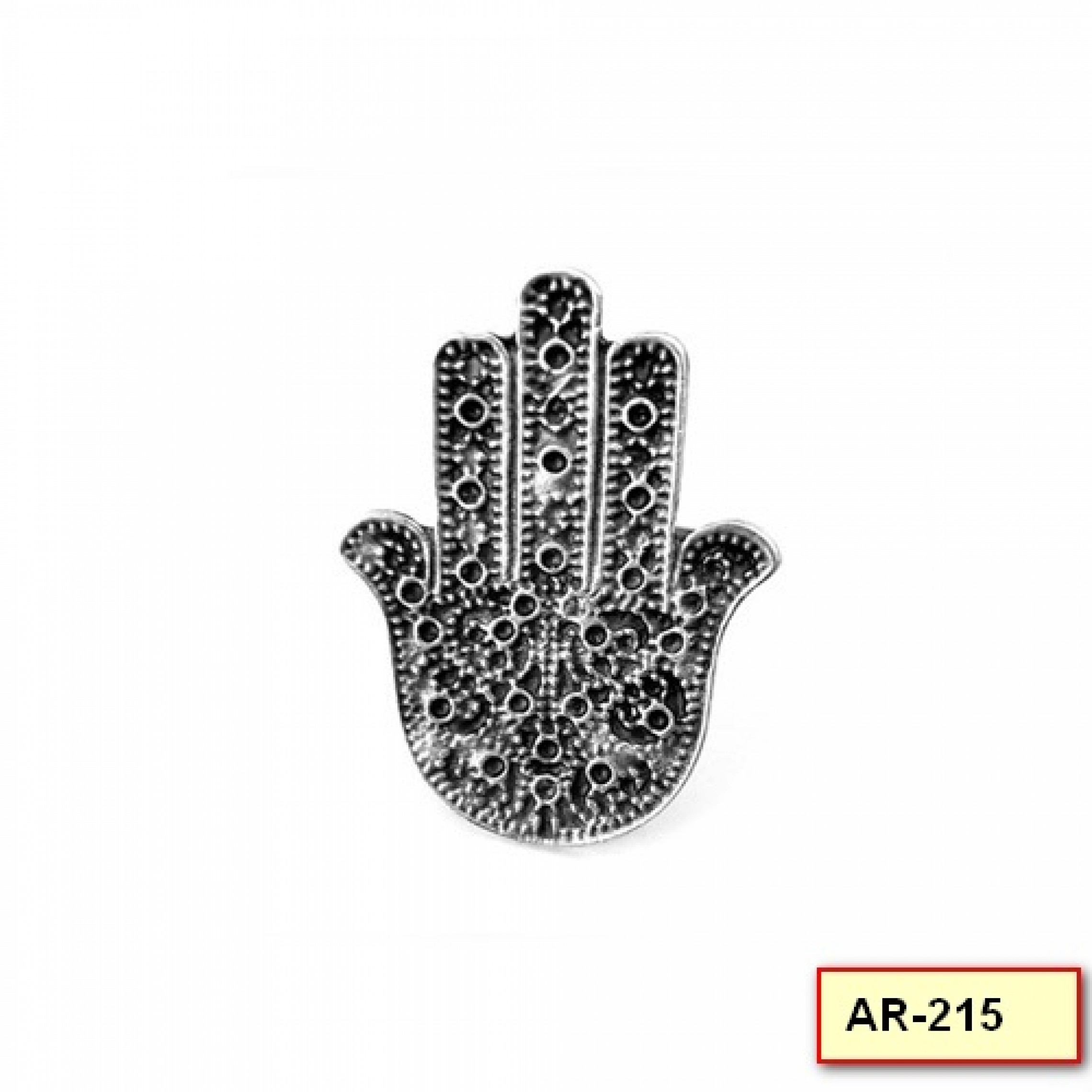 AR-215 - Silver Plated Zamac/Pewter Ring