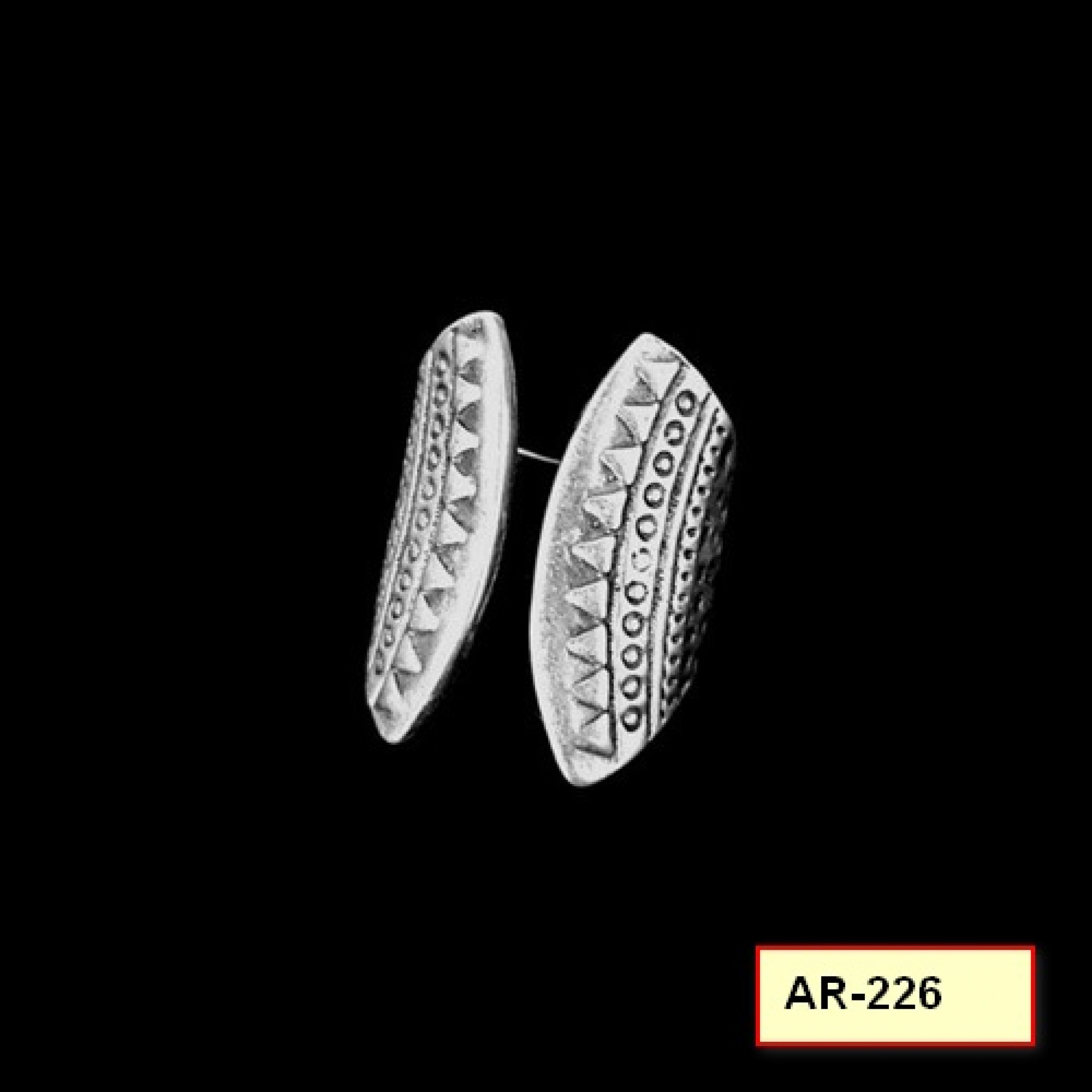 AR-226 - Silver Plated Zamac/Pewter Ring