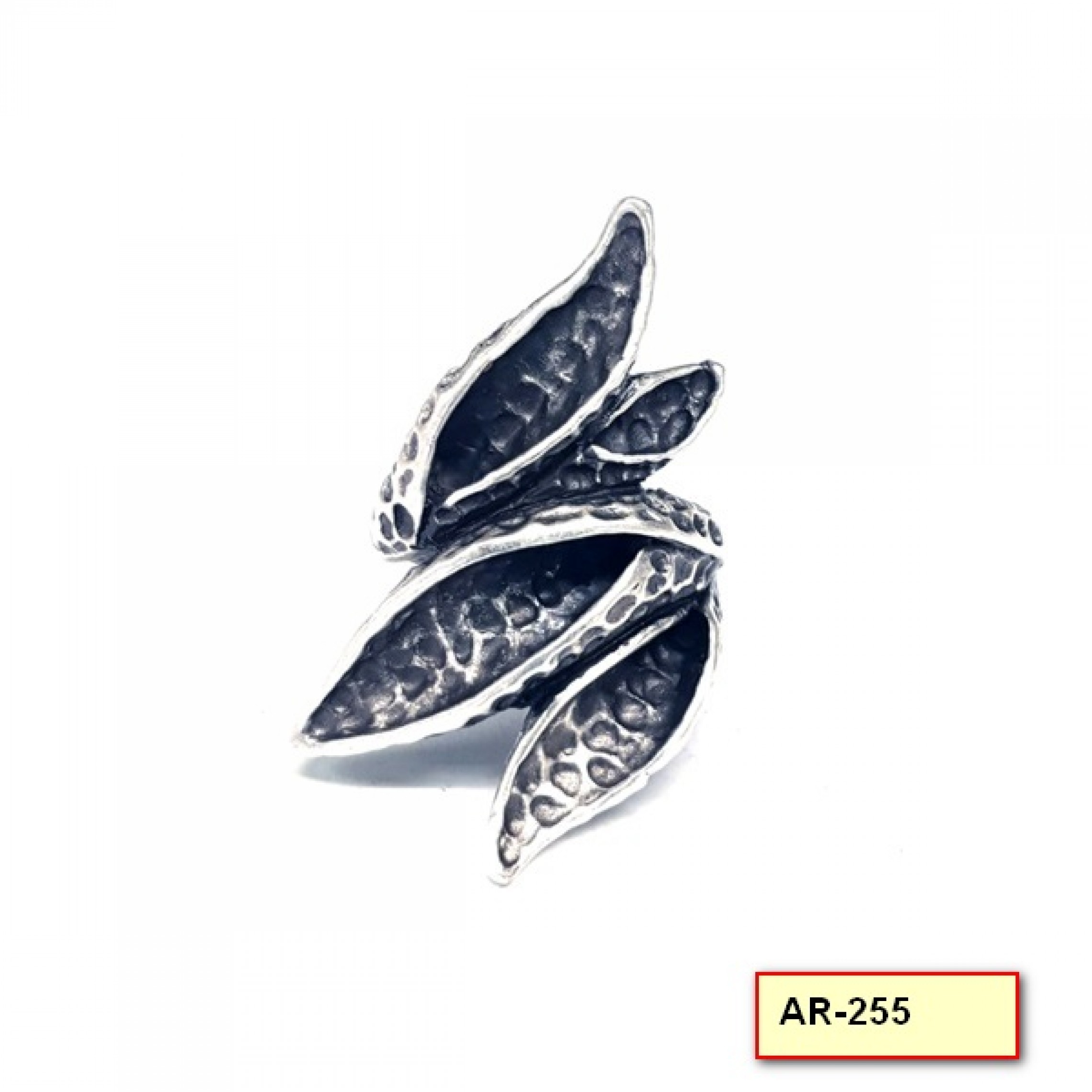 AR-255 - Silver Plated Zamac/Pewter Ring